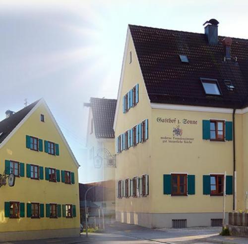 Gasthof Zur Sonne Jettingen-Scheppach Esterno foto